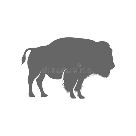 Bison Logo Design Vector Bison Logo Template Stock Vector