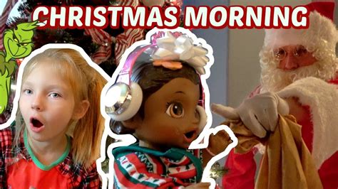 Baby Alive Has Christmas Morning Catching Santa And Grinch The Lilly