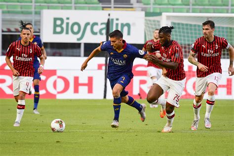 Posticipo di lusso della 24/ma giornata. Milan-Roma 2-0: a segno Rebic e Calhanoglu ...