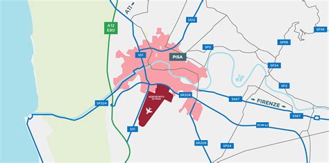 Map Of Pisa Airport | Zip Code Map
