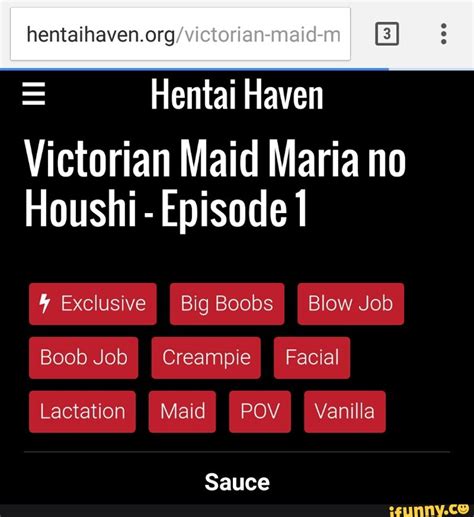 Hentai Haven Victorian Maid Maria No Houshi Episode And Exclusive Big