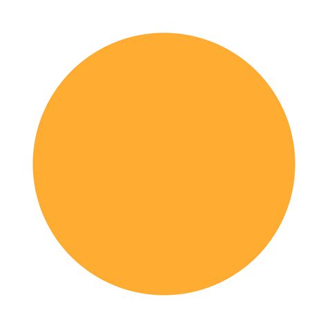 Orange Circle Emoji - What Emoji 類