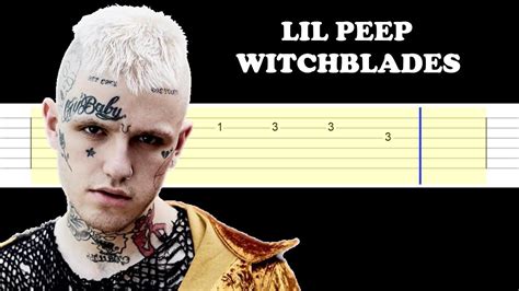 Lil Peep Witchblades Easy Guitar Tabs Tutorial Youtube