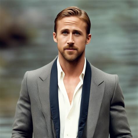 Krea Ai Ryan Gosling With A Terrible Mullet Photo