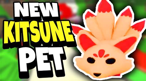 Buying The New Kitsune Pet On Roblox Adopt Me Youtube