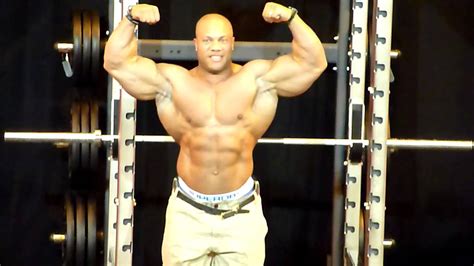 Phil Heath Posing At Bodypower 2013offseason Youtube