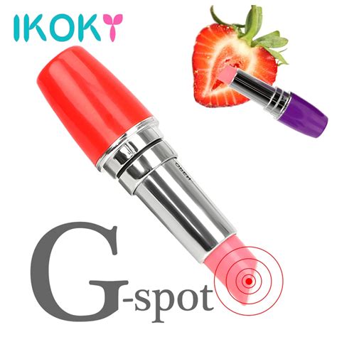 Ikoky Vibrator Hot Mini Secret Lipstick Vibrator Vibrating Jump Egg Waterproof Bullet Massage