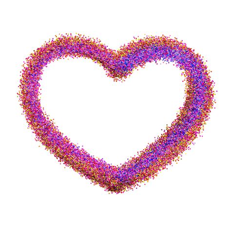 Valentine Day Heart Png Transparent Valentines Day Glitter Hearts Holiday Festival Gala Png