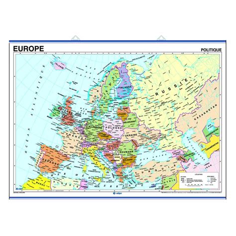 Colour Blind Friendly Political Wall Map Of Europe Images