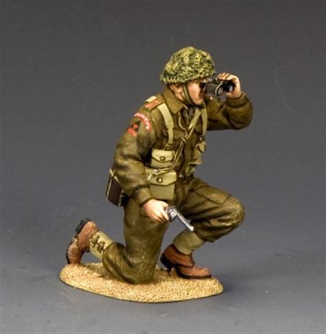 Kneeling British Officer Beachdd337d Day Wwiitoy Soldierminiature
