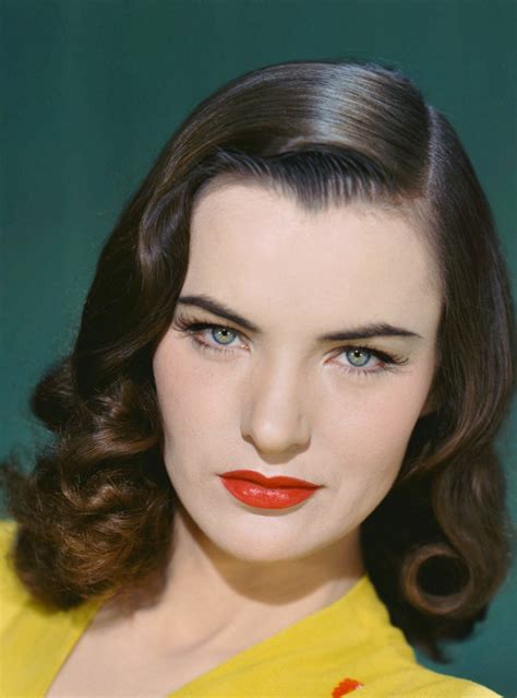Ella Raines In A Midriff Baring Yellow Top With Red Sequins As She