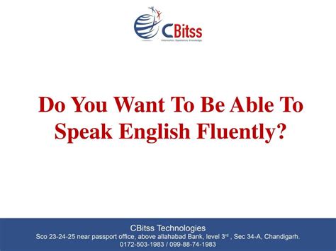 Ppt Do You Want To Able To Speak English Fluently Powerpoint