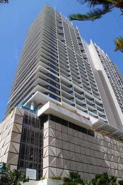 Facade Of Trump International Hotel And Tower Waikiki Beach Walk Waikiki