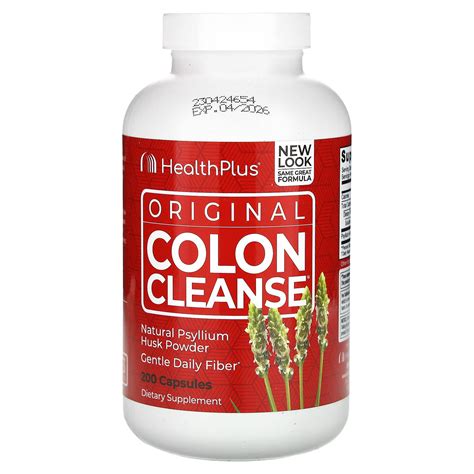 Health Plus Inc Original Colon Cleanse 200 Capsules