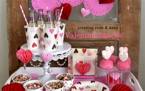 An Easy Valentine Snack Table Is A Fun Way To Melt Hearts