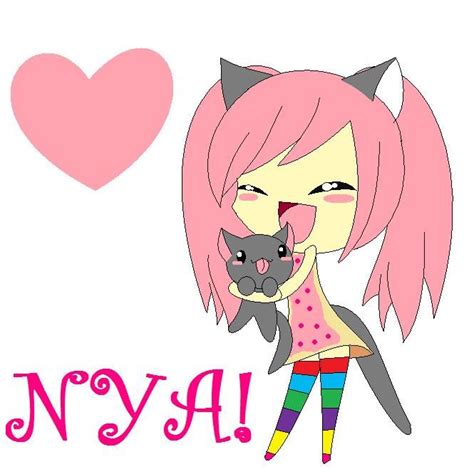 Nyan Cat Chibi Girl Nyan Cat Chibi Girl Cat Girl