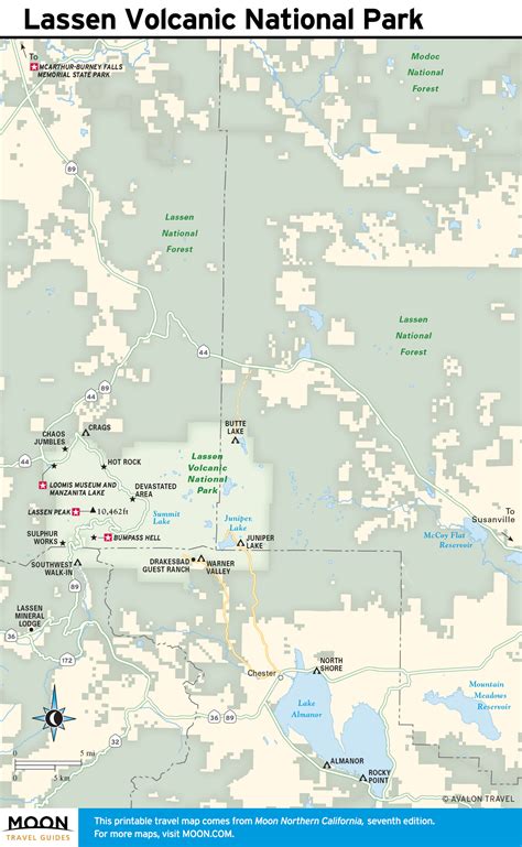 29 Map Of Lassen Volcanic National Park Maps Online For You