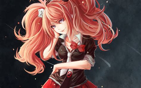 Wallpaper Illustration Anime Red Danganronpa Enoshima Junko Girl Nekoshonen 2880x1800