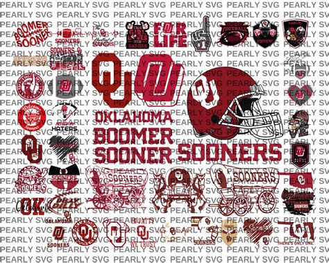 Sooners Svg 45 Files University Svg Oklahoma Football Svg