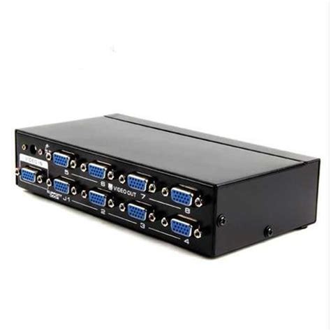 One with two outputs, one with four outputs, and one with eight outputs. 8-Port VGA Video Splitter | High Resolution 8-Port Video ...