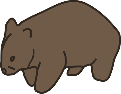 Wombat Clip Art At Vector Clip Art Online