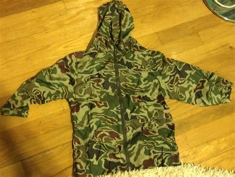 South Korean Noodle Camo Raincoat For Toddlers