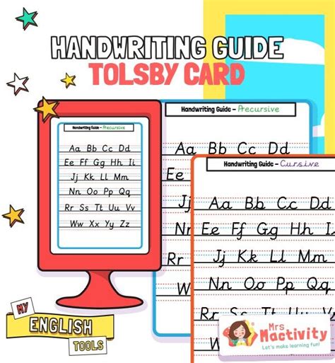 Tolsby Frame Handwriting Guide Primary Teaching Resources Teaching
