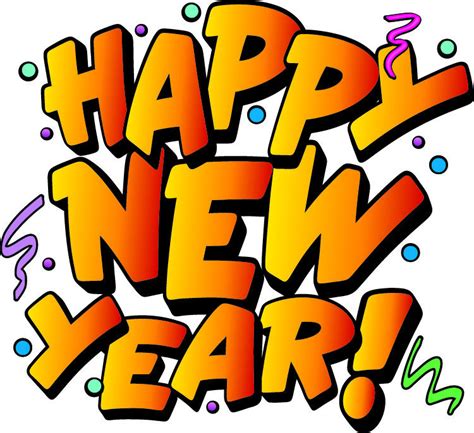 Clip Art New Years Day Clip Art Library