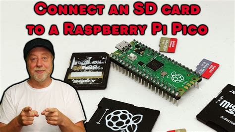 Connect An Sd Card To Your Raspberry Pi Pico Microcontroller Board Using Spi Youtube