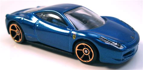 Image Ferrari 458 Italia Dark Blue Hot Wheels Wiki Fandom