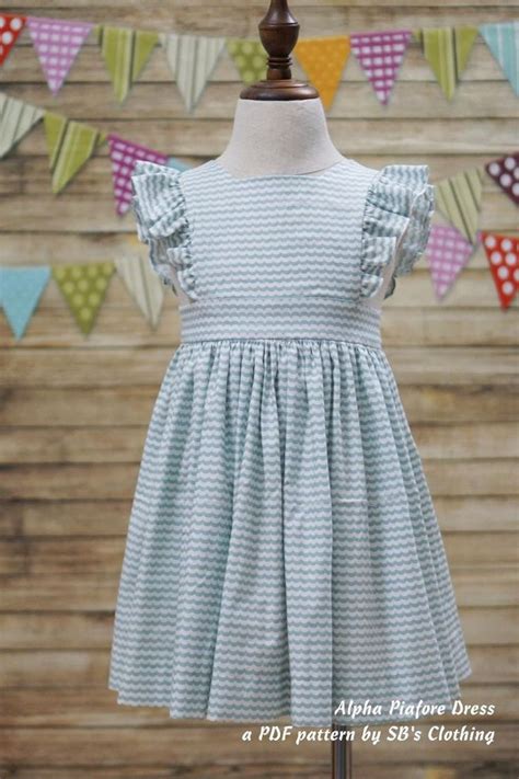 Alpha Pinafore Dress Size 5 Craftsy Girls Dress Sewing Patterns