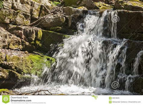 Small Rocky Waterfall Stock Photo Image Of Scenic River 89918626