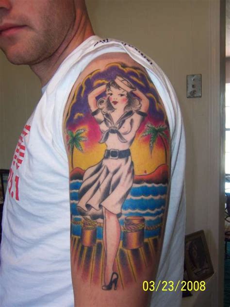 Sailor Jerry Pinup Tattoo