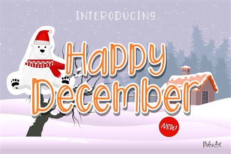 Happy December Font Download Free Love Fonts