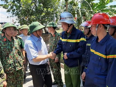 Ủy viên bộ chính trị khóa xii, xiii; Đồng chí Phạm Minh Chính biểu dương lực lượng tham gia ...