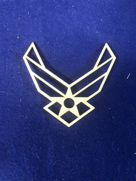 US Air Force Logo Emblem Silhouette DIY unfinished wood | Etsy