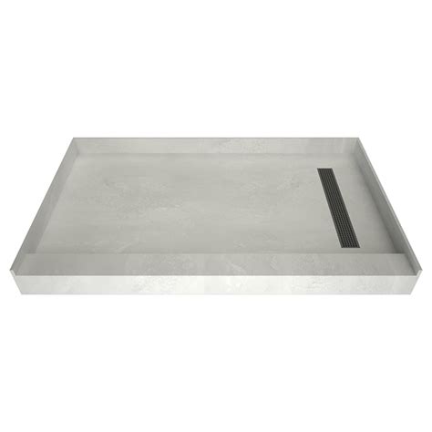 Tile Over Easy Step Shower Pan Right Trench Drain X