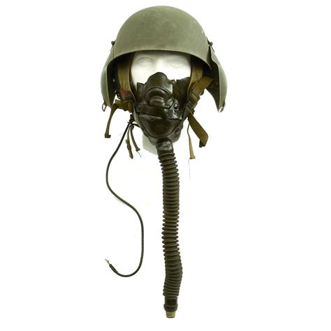Original Us Wwii Usaaf Bomber Crew M3 Steel Flak Helmet With A 14 Ox