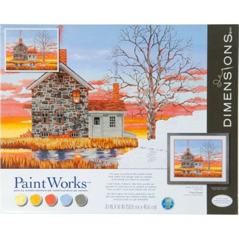 Dimensions Paintworks Home At Sunset Paint By Number Kit 1 Ct