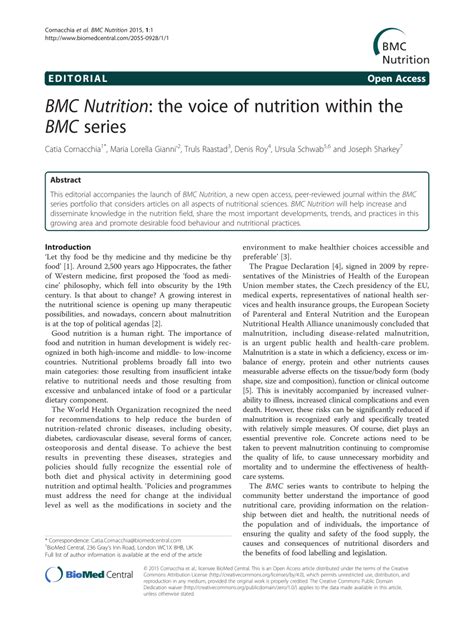 Check spelling or type a new query. Bmc Nutrition Journal Impact Factor | Besto Blog