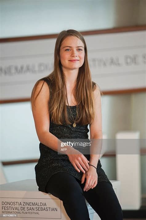 Icelandic Actress Hera Hilmar Poses For A Photocall After The Photo
