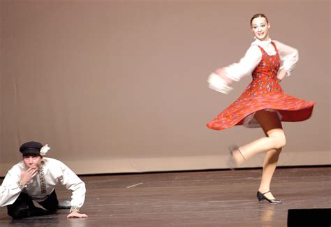 Russian National Dance Postcard Russkaya Plyasovaya
