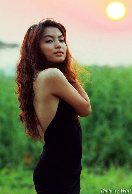 Myanmar Celebrities Khin Myint Zu Khine Myanmar Model Girl Myanmar