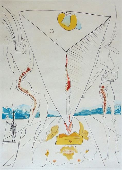 Sold Price Salvador Dali Hand Signed Etching Surrealism Spanish 1974