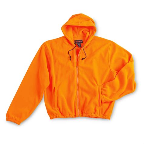 2 Pk Full Zip Fleece Hoodies Blaze Orange 156489