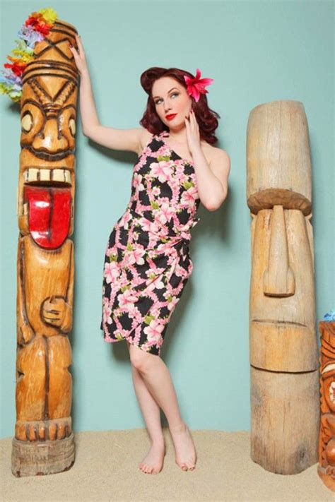 Angela Ryan Mitzi Co Tiki Paradise Dress Dresses Tiki