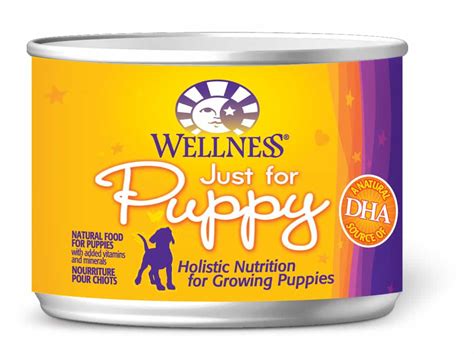 Wellness pet food makes food for both cats and dogs, and like many of the brands on this list, the company prioritizes using natural ingredients and doesn't include fillers on the ingredient list. Wellness Complete Health Just for Puppy Dog Food, Wet