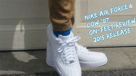 Nike Air Force 1 Low 07 All White On Feet Review Hey
