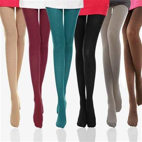 Chsdcsi Hot 120d Pantyhose Tight New Woean Velvet Candy Color Plus Size Stockings Multicolour