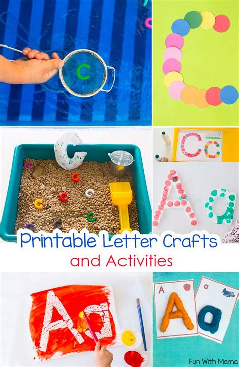 Printable Alphabet Letter Crafts Letter A Crafts Alphabet Letter